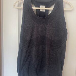 Athleta momentum seamless tank(dark heather grey(